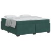 Rám postele s matrací Tmavě zelená 180 x 200 cm textil 3399305