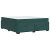 Rám postele s matrací Tmavě zelená 180 x 200 cm textil 3399305