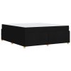Rám postele s matrací Černá 180 x 200 cm textil 3399372