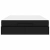 Rám postele s matrací s matrací Černá 160 x 200 cm Umělá kůže 3399433