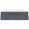 Rám postele Tmavě šedá 160 x 200 cm samet 3399571