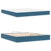 Rám postele Modrá 180 x 200 cm samet 3399580