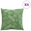 Závěsné polštáře List s polštářem 4 pcs Vzor listů 60 x 60 cm 360422