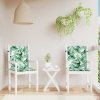 Polštáře na židle Jiný 2 pcs Vzor listí 100 x 50 x 3 cm 361310