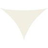 Stínící plachta oxfordská látka trojúhelníková 5x7x7 m krémová 135237