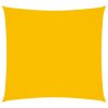 Stínící plachta oxfordská látka čtvercová 3,6 x 3,6 m žlutá 135578