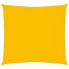 Stínící plachta oxfordská látka čtvercová 4 x 4 m žlutá 135579