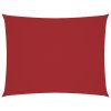 Stínící plachta oxfordská látka obdélníková 2,5 x 4 m červená 135647
