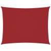 Stínící plachta oxfordská látka obdélníková 3,5x4,5 m červená 135654
