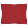 Stínící plachta oxfordská látka obdélníková 4 x 6 m červená 135657
