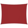 Stínící plachta oxfordská látka obdélníková 5 x 6 m červená 135659