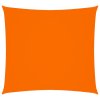 Stínící plachta oxfordská látka čtvercová 4 x 4 m oranžová 135689
