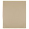 Jersey prostěradla 2 ks taupe 140x200 cm bavlna 136225