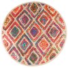Koberec pratelný vícebarevný Ø 120 cm protiskluzový 136590