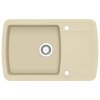 Žulový kuchyňský dřez jednoduchý béžový 144852