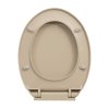 WC sedátko s pomalým sklápěním rychloupínací béžové oválné 145821