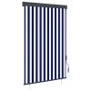 Venkovní roleta 120 x 250 cm modrobílá 145961