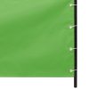 Balkonová zástěna světle zelená 100 x 240 cm oxfordská látka 148514