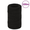 Pracovní lano černé 2 mm 100 m polyester 152794
