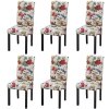 vidaXL Jídelní židle 6 ks vícebarevné textil 272505