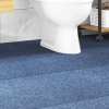 Kobercové podlahové dlaždice 20 ks 5 m² 50 x 50 cm modré 147316