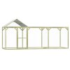 Klec pro kuřata 4,5 x 1,5 x 2 m impregnovaná borovice 278401