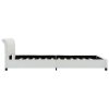 Rám postele bílý umělá kůže 140 x 200 cm 284873