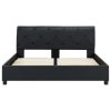 Rám postele černý umělá kůže 120 x 200 cm 284878