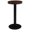 Bistro stolek tmavě hnědý 40 cm MDF 286416