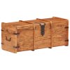 Úložná truhla 90 x 40 x 40 cm masivní akáciové dřevo 289643