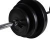 Posilovací věž se sadou činek barbell a dumbbell 30,5 kg 275355
