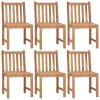 Zahradní židle 6 ks s poduškami masivní teak 3073132