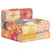 Modulární pouf patchwork textil 287702