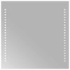 Koupelnové zrcadlo s LED osvětlením 40x40 cm 151719