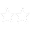 Vánoční hvězdy se 48 teplými bílými LED 2 ks 56 cm 3154282