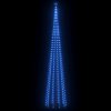 Vánoční stromek kužel 752 modrých LED diod 160 x 500 cm 328725