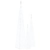 Sada akrylových světelných LED kuželů studená bílá 60/90/120 cm 328972