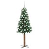 Úzký vánoční stromeček s 150 LED diodami Zelená 150 cm 3394854