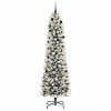 Umělý vánoční stromeček s stojanem Bílá 240 cm PVC, kov a plast 3396130