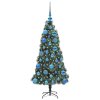 Umělý vánoční stromek s osvětlením a sadou kouliček 120 cm 3396148