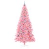 Vánoční stromeček s 300 LED diodami Růžová 240 cm PVC 3396454
