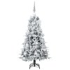 Umělý Skládací Vánoční Strom s stojanem Bílá 150 cm PE a PVC 3397470
