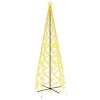 Vánoční stromek kužel 1400 teplých bílých LED diod 160 x 500 cm 343513