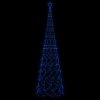 Vánoční stromek kužel 3 000 modrých LED diod 230 x 800 cm 343515
