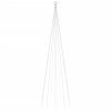 Vánoční stromek na stožár 310 teple bílých LED diod 300 cm 343522