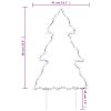 Vánoční světelná dekorace s hroty Stromek 80 LED diod 60 cm 357719
