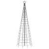 LED vánoční stromek s hroty 570 barevných LED 300 cm 358106