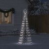 LED vánoční stromek 200 studených bílých LED diod 180 cm 4016449