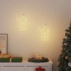 Vánoční osvětlení santy Silhouette 2 ks 35 LED teplá bílá 4019598