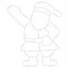 Vánoční osvětlení santy Silhouette 2 ks 35 LED teplá bílá 4019598
